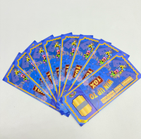 Conception gratuite billets de loterie billets à gratter impression cartes à gratter de loterie billets de jeux de loterie gagner carte
