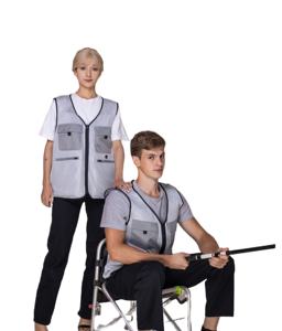Gilet da pesca da uomo con rivestimento refrigerante ad acqua abbigliamento di sicurezza per il lavoro con impacco di ghiaccio - Product Image 4