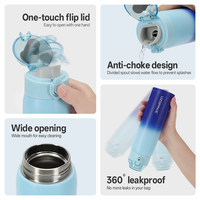 Botella de Agua Térmica Aislada de Doble Pared con Logotipo y Colores Personalizados, Precio de Fábrica, 17oz/27oz, 500ml 800ml