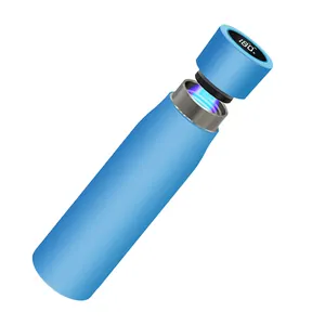 Nouvelles tendances 2024 bouteille d'eau autonettoyante Logo personnalisé tasse thermos intelligente en acier inoxydable
