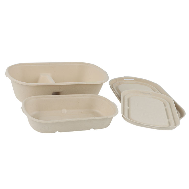 Factory wholesale disposable food take away portable food paper container for restaurant