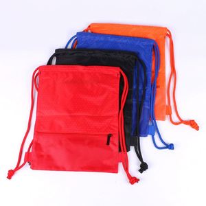 Sac à dos de sport en polyester imperméable pour activités de plein air : basketball, tennis, badminton, course à pied, marathon, avec cordon de serrage en tissu Oxford - Product Image 4