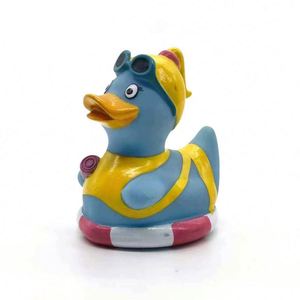 Bébé canard flottant en PVC qui émet des sons, jouet de plage pour enfants - Product Image 3