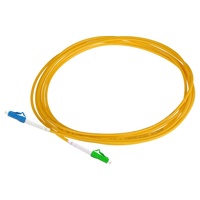 Kabel Patch serat LC/UPC ke LC/APC kustom 9/125um SM SX 2.0mm kabel Patch serat optik mode tunggal 1 2 3 m