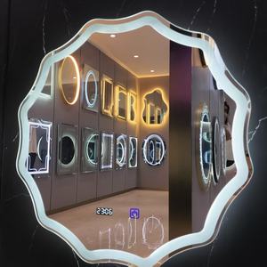 <span class=keywords><strong>Miroir</strong></span> <span class=keywords><strong>de</strong></span> <span class=keywords><strong>salle</strong></span> <span class=keywords><strong>de</strong></span> <span class=keywords><strong>bain</strong></span> LED intelligent anti-buée personnalisé en usine avec diode lumineuse température <span class=keywords><strong>Bluetooth</strong></span> pour la maison hôtel appartement - Product Image 2