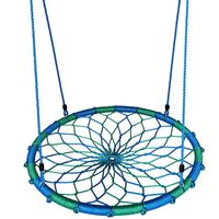Columpio de Árbol de Aleación Resistente con Diseño de Telaraña para Uso Interior/Exterior, Capacidad Máxima 100-500 kg, Tamaño 100 cm