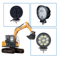 Projecteur de travail LED 27W DC10-80V - Faisceau large/spot 6500K Garantie 2 ans Indice de protection IP67 pour navires, bateaux, excavatrices, chariots élévateurs