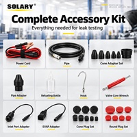 Détecteur de fuite de fumée automobile SOLARY SD506 12V, testeur de vide EVAP, garantie 1 an pour équipement de diagnostic et réparation automobile