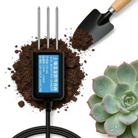 Capteur de sol multi-paramètres portable RS485, testeur de sol pour la surveillance en temps réel de la température, de l'humidité/EC/pH/NPK