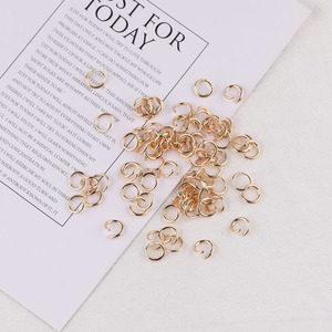 Anneau en fer ouvert 1,5x10mm épaissi pour la fabrication de bracelets, bijoux DIY, cercle de connexion, anneau en C, accessoire métallique plaqué - Product Image 4