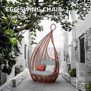 Columpio moderno uovo amaca Versatile per interni/esterni nuovo <span class=keywords><strong>Design</strong></span> casa Patio sedia a dondolo per cortile parco giardino - Product Image 4