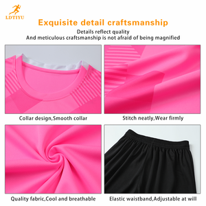 Nouveau <span class=keywords><strong>Maillot</strong></span> de Football d'Entraînement Algérie Cap-Vert Col en V Motif à Carreaux Manches Courtes Séchage Rapide Respirant Kits de Maillots de Football pour Hommes Été - Product Image 3