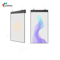Fenêtre en verre suspendue ou mobile tout-en-un Écran Led Holographique Invisible Transparent
