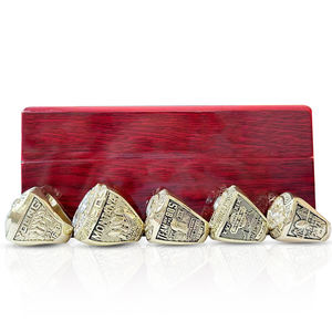 Bague de championnat ovale plaquée or en alliage, style hip-hop, SF 49ers - Product Image 6