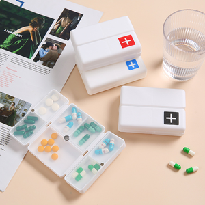 Sáng Tạo Có Thể Gập Lại 7 Khoang Mini Hộp Thuốc 7 Ngày Hàng Tuần Viên Thuốc Nhỏ Trường Hợp Du Lịch Xách Tay Thuốc Tổ Chức - Product Image 2