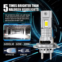 XVL Gran Oferta 4300K Mini H7 Led 360 Grados Faros Delanteros Automáticos H7 Bombillas Led para Coche Canbus Plug and Play