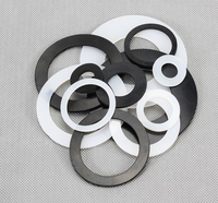 PA66 Black Flat Washer DIN988 M2-M20 M4 Compatible 4mm Thickness