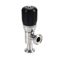 Mini soupape de sécurité en acier inoxydable 1/4 "filetage externe, soupape de surpression à ressort pour pipeline de compresseur d'air