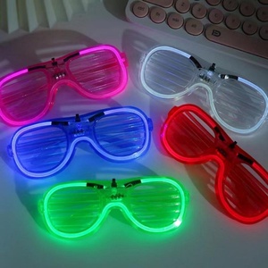 Gafas LED Inteligentes con Flash Electrónico, Decoración Navideña de Moda, Accesorios para Crear Ambiente, Gafas Fluorescentes de Plástico - Product Image 4