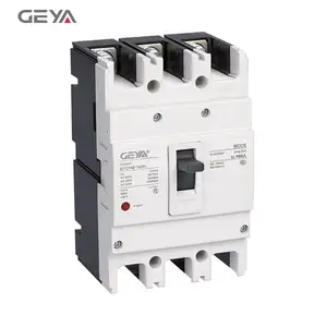 GEYA 3 Fase de interruptor automático 63A 100A 125A 160A 250A 400A 630A 800A 1000A MCCB eléctrico interruptor