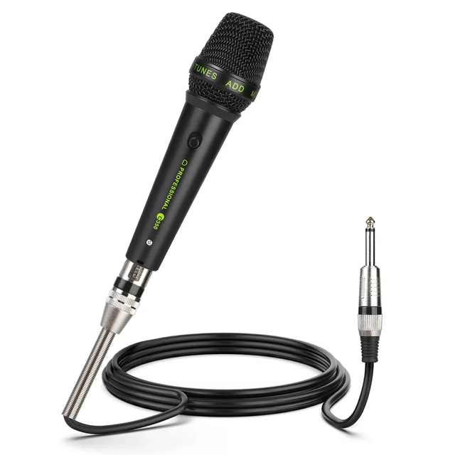 High Quality C350 Professional Performance XLR Wired Super-Cardioid Dynamic Microphone Metal Microphone for Live Vocals Karaoke