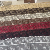 Écharpe triangulaire en maille tricotée rayée et brodée pour le quotidien, les courses, protection solaire, respirante, foulard