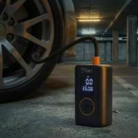 Compresseur d'air électrique portable mini 150 psi pour pneus de voiture, sans fil, avec écran LCD et manomètre ABS – Prix usine