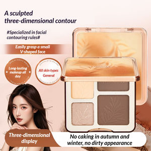 वर्ष की डायरी ओएम अनुकूलित लोगो आसान-काले गुलाबी जलरोधी 4-रंग मध्यम चमकदार शिमर पाउडर साटन आंख छाया पैलेट - Product Image 3