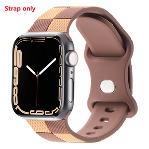 สายนาฬิกาซิลิโคนขายส่งจากโรงงานสำหรับ Apple Watch S10 11 46 มม. Ultra 49 มม. SE 44 มม. สายนาฬิกาแบบสปอร์ตพร้อมหัวเข็มขัดสแตนเลส - Product Image 1