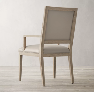 Chaise de salle à manger en cuir italien moderne de luxe de couleur personnalisée Rhohohill chaises de <span class=keywords><strong>table</strong></span> à manger à dossier haut <span class=keywords><strong>fauteuil</strong></span> d'intérieur en bois - Product Image 3
