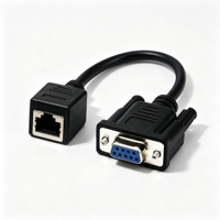 Câble console série DB9 femelle vers RJ45 8P8C avec faisceau de câbles pour équipement de routeur et commutateur réseau