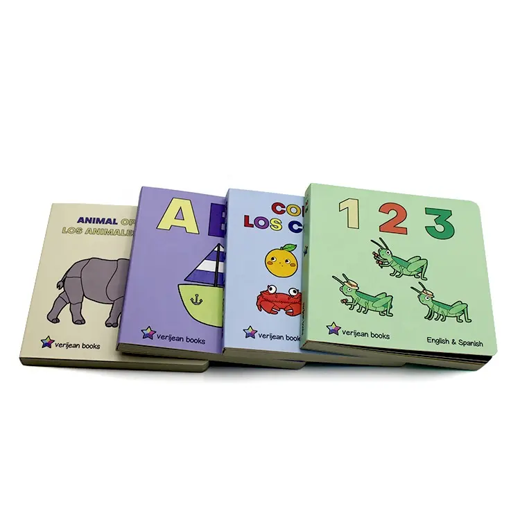 Child book kids Children English Short Story Round Corner Board Book Children' Board Book Printing Service