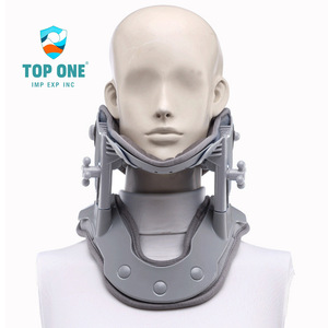 Top One Masajeador de cuello médico ajustable Lay-Tractor cervical inflable con bomba de aire de cuello suave calentada - Product Image 4