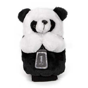 Housse de tête de club de golf en peluche douce motif panda mignon pour driver 460cc, personnalisable avec logo, vente en gros - Product Image 6