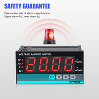 Voltmètre intelligent multi-canaux Toky pour courant alternatif et continu, compteur de panneau RS485, mesure de courant en ampères, 2 boucles, voltmètre analogique et numérique
