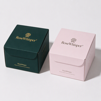 Boîte en papier personnalisée pour bougie de 10 oz, emballage cadeau pour crème pour la peau, boîte en papier pour pot de bougie avec insert en kraft