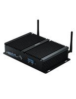 Mini PC Sin Ventilador Intel Core I5-8250U, 6 Puertos COM de Alta Compatibilidad, 8 Puertos USB, Compatible con Pantalla Independiente Triple 4K