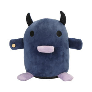 Bambola di Peluche <span class=keywords><strong>Mostro</strong></span> Personalizzata con Design Divertente, Colore <span class=keywords><strong>Blu</strong></span> Scuro, Bambole Morbide con Motivo Personalizzato - Product Image 1