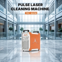Nouvelle machine de nettoyage au laser pulsé portable 300W, source laser JPT, système de refroidissement par air, élimination industrielle de la rouille, de la peinture et de l'oxyde pour le bois