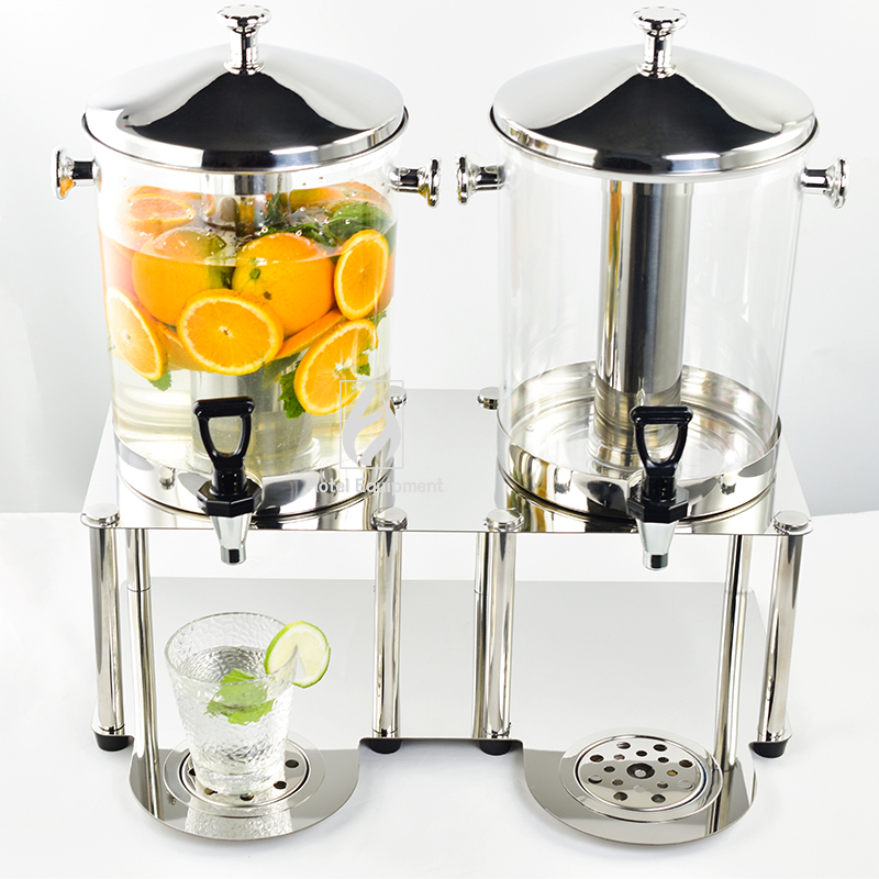 Дозатор сока для безалкогольных напитков с емкостью для льда объемом 16 л/60 галлонов