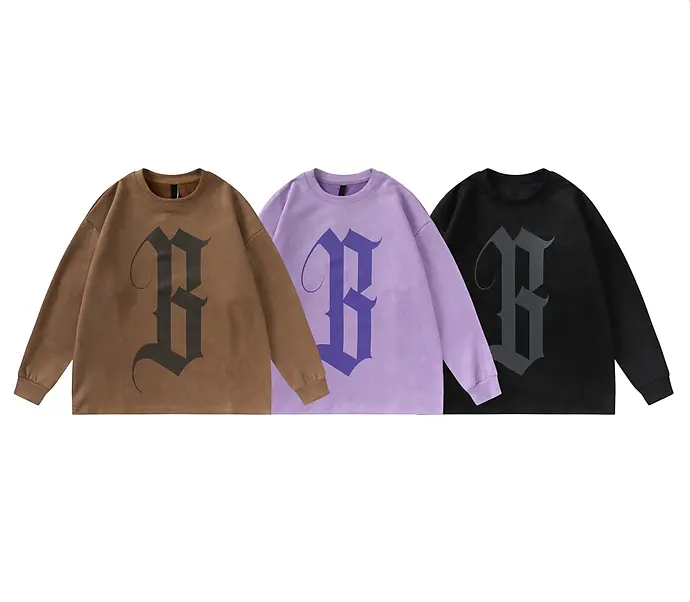 New Fashion Women's Thickened Letter Print Top Loose Winter Pullover Hoodies Casual Long Sleeve Sweatshirts