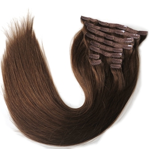 Estensioni per Capelli con Clip a Doppia Cucitura da 220g, 100% Capelli Umani Vergini Naturali Grezzi, Prezzo all'Ingrosso - Product Image 4