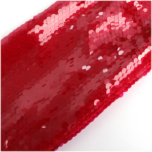 Tela de encaje de punto con purpurina roja súper barata para boda para vestidos bordados y accesorios de <span class=keywords><strong>niño</strong></span> en Ropa y Calzado - Product Image 4