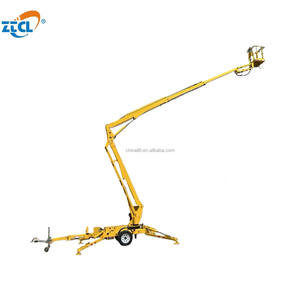 8-14 m छोटे कॉम्पैक्ट अनुगामी बूम लिफ्ट सीढ़ी हाइड्रोलिक दूरबीन बूम लिफ्ट - Product Image 5