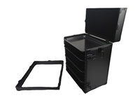 Boîte de rangement transparente personnalisable pour mini figurines, boîte de présentation en aluminium pour mini figurines, pour mini jouets OEM ODM
