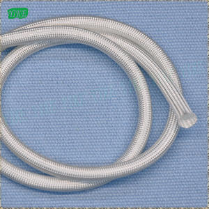 Gaine en fibre de verre haute température 6 mm, conduit résistant à 600 degrés, gaine isolante ignifuge pour câbles à haute température - Product Image 2