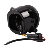 Feux antibrouillard avant Angel-eye universels exclusifs transfrontaliers pour Wrangler, 4 pouces, LED 6000 Lumens, température de couleur 5000K, phares pour