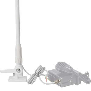 <span class=keywords><strong>Antenne</strong></span> marine VHF haut de gamme Sanda 156-163 MHz, en fibre de verre PL259 pour bateau, câble RG58 de 5 m et support marin pour une connectivité ultime - Product Image 3