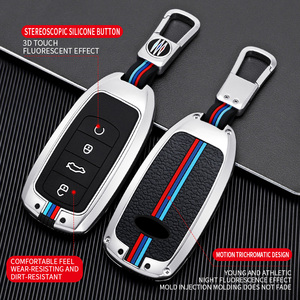 Étui de protection pour clé de voiture en alliage de zinc et gel de silice pour Chery Tiggo Arrizo OMODA JAECOO Fulwin Bonus J2, porte-clés, sac - Product Image 2