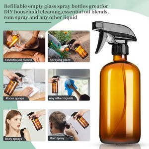 Hot Sale 15ml 30ml 120ml 150ml 200ml Essential Oil Amber <b>Glass</b> Frost Surface Crown Cap Sealed Boston Spray Bottle <b>Packaging</b> - Product Image 3